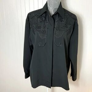 Women’s Vintage Gantos embroidered blouse